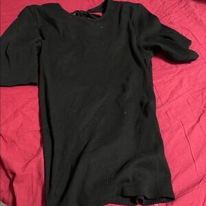Zara Black Short Sleeve Tee